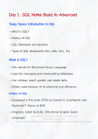 Day 1 of SQL Short Notes (Introduction).pdf